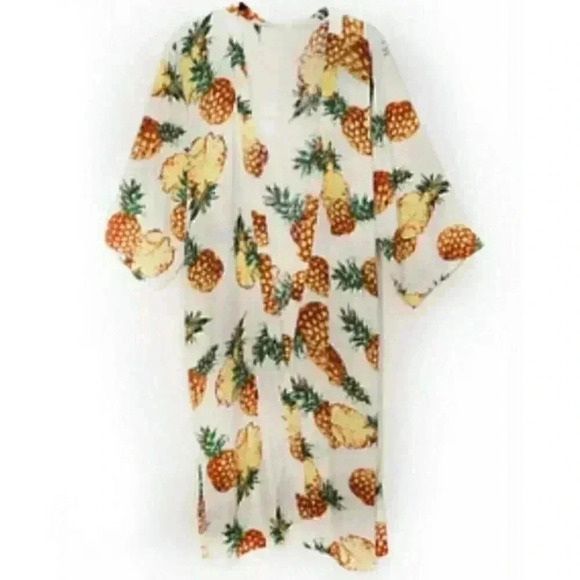 PINEAPPLE KIMONO / COVER- UP /WRAP - Picture 4 of 4